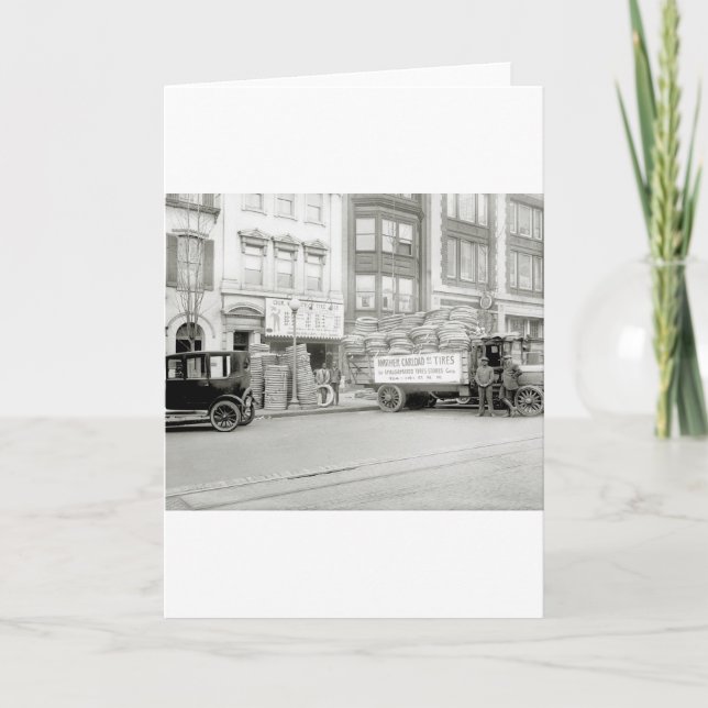 Cartão Old Tire Shop, 1920s (Frente)