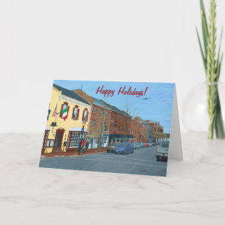 Cartão "Old Town Alexandria in December" Holiday Cards