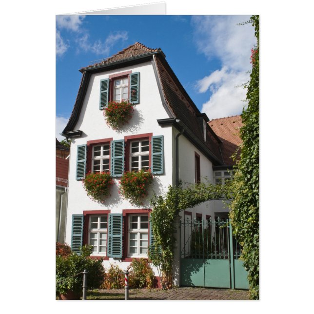 Cartão Old Town Heidelberg, Alemanha (Frente)