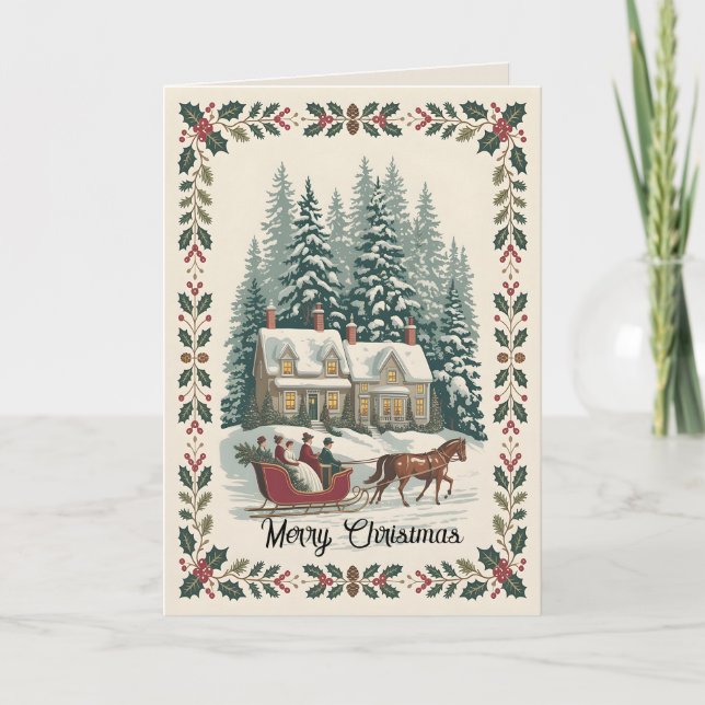 Cartão Old World Christmas Christmas 6 (Frente)