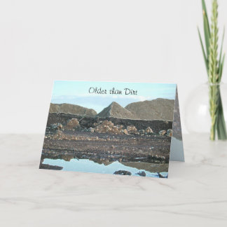 Cartão Older Than Dirt Birthday Card by Janz