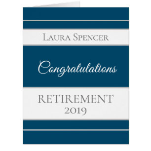 Cartão Olha! Placa de Retiree Personalizada