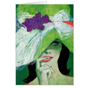 Cartão Olhando a outra maneira