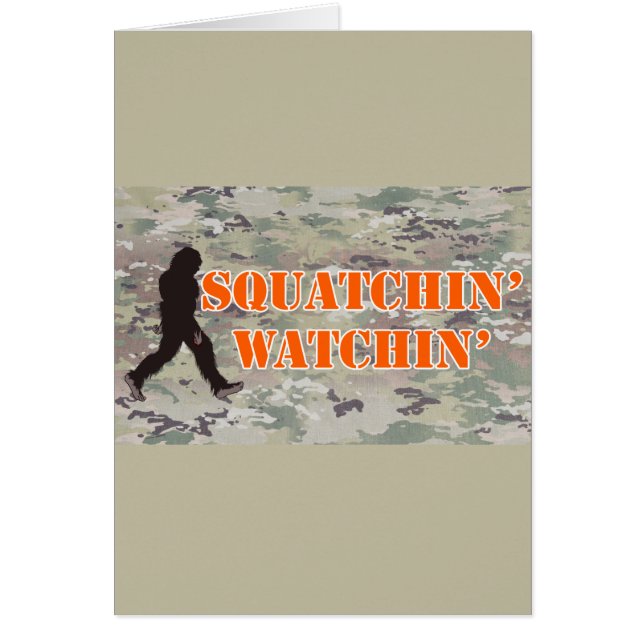 Cartão Olhando dois ao quadrado (Frente)