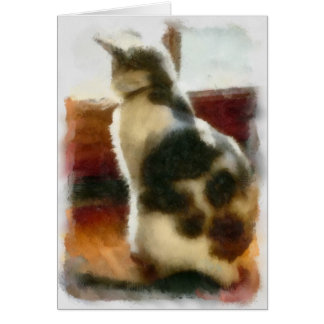 Cartão Olhando os pássaros