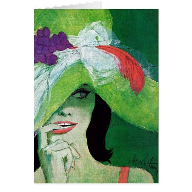 Cartão Olhando para o outro lado (Frente)