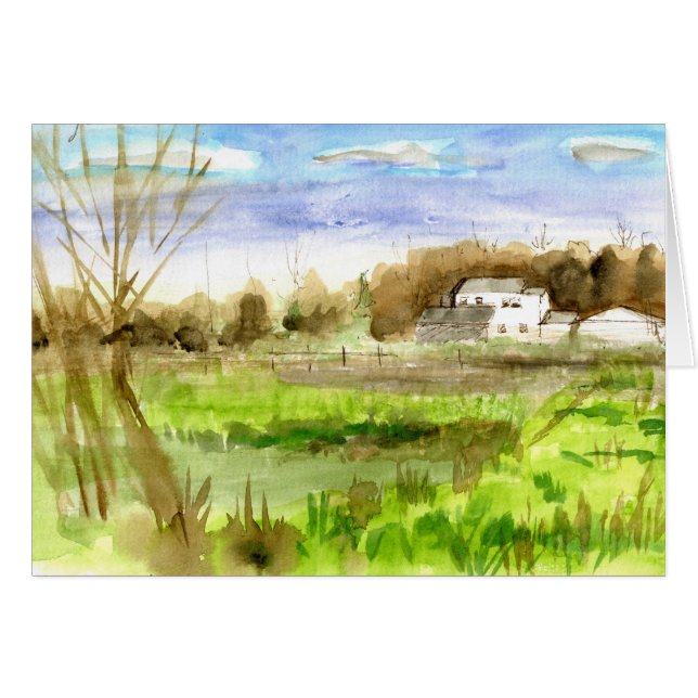 Cartão "Olhando para trás " (Frente Horizontal)