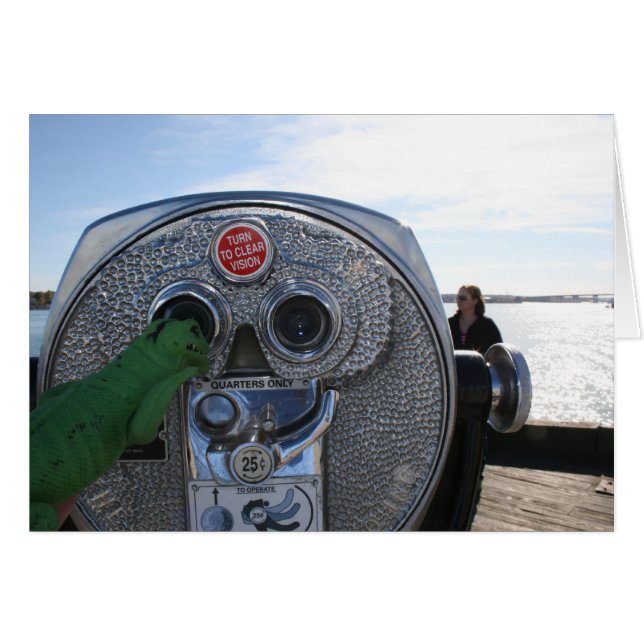 Cartão Olhando Walter (Frente Horizontal)