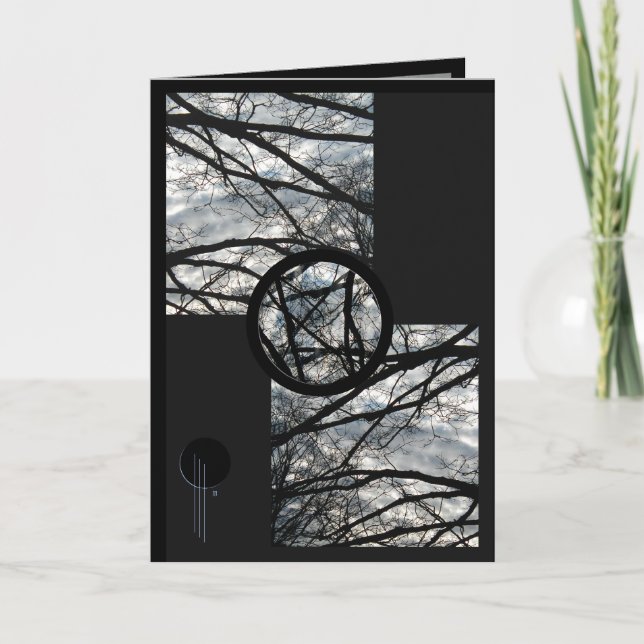 Cartão Olhe ao céu (Frente)