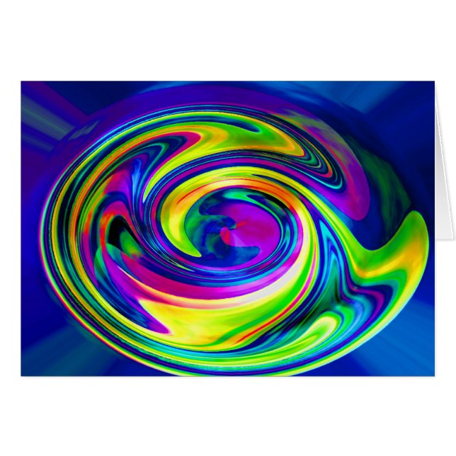 Cartão Olhe dentro (Frente Horizontal)