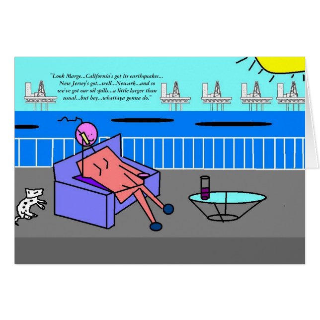 Cartão "Olhe Marge..." (Frente horizontal)