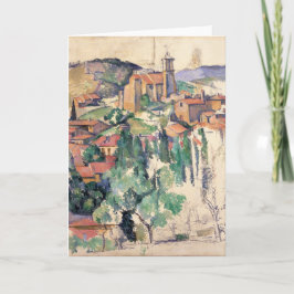 Cartão Olhe para Gardanne - Paul Cezanne - c1885