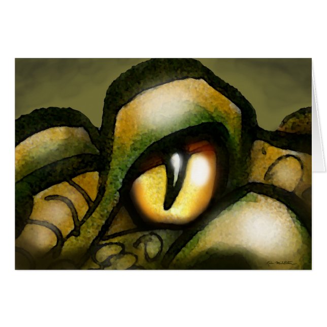 Cartão Olho De Dragão (Frente Horizontal)