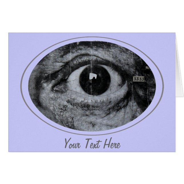 Cartão Olho de grafite (Frente Horizontal)