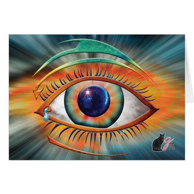 Cartão Olho de Odin (Frente Horizontal)