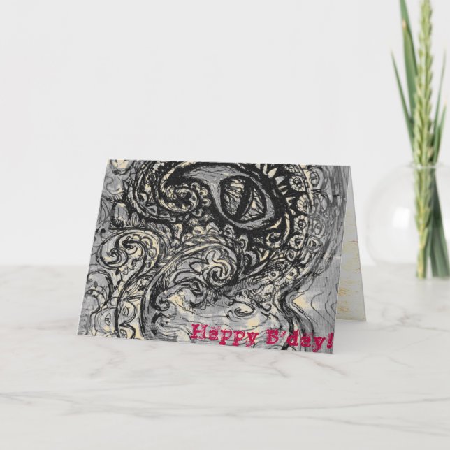 Cartão Olho de um Monstro do Mar (Frente)