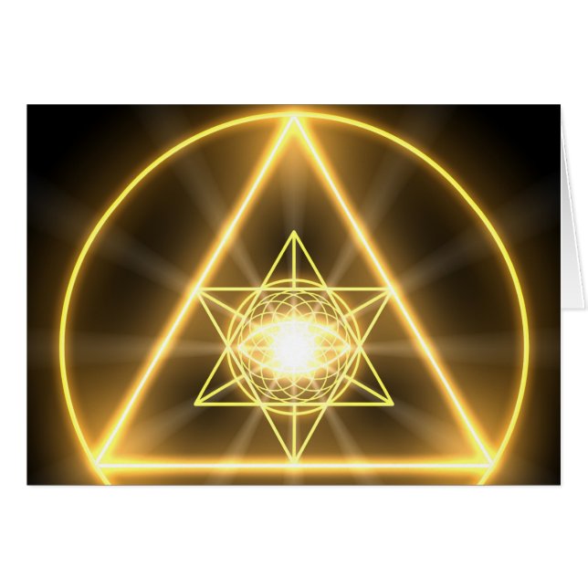 Cartão Olho do (2) divino (Frente Horizontal)