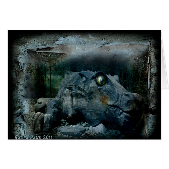 Cartão Olho do dragão (Frente Horizontal)