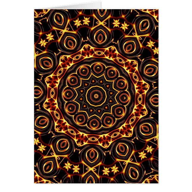 Cartão Olho Peacock Incrível (Frente)