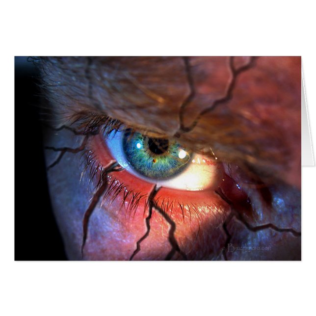 Cartão Olho rachado (Frente horizontal)