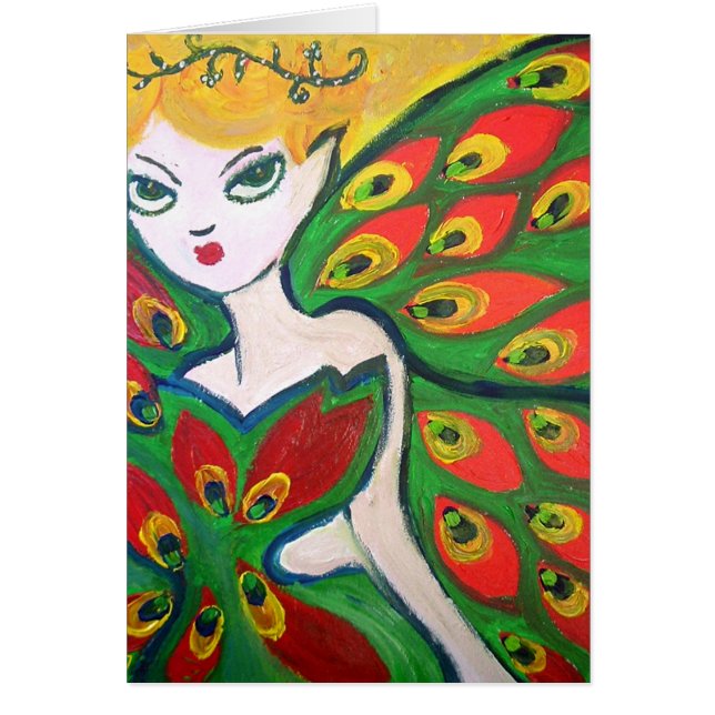 Cartão olhos da floresta (Frente)