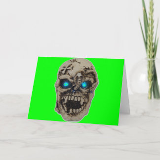 Cartão olhos de demônio