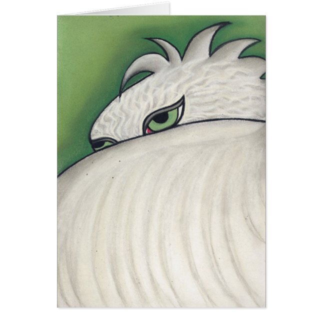 Cartão Olhos de Eagle pelo artista Robyn Feeley (Frente)