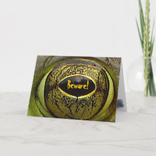 Cartão Olhos de Halloween