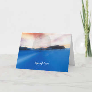 Cartão Olhos do Amor