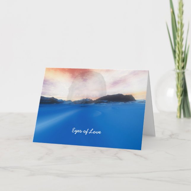 Cartão Olhos do Amor (Frente)