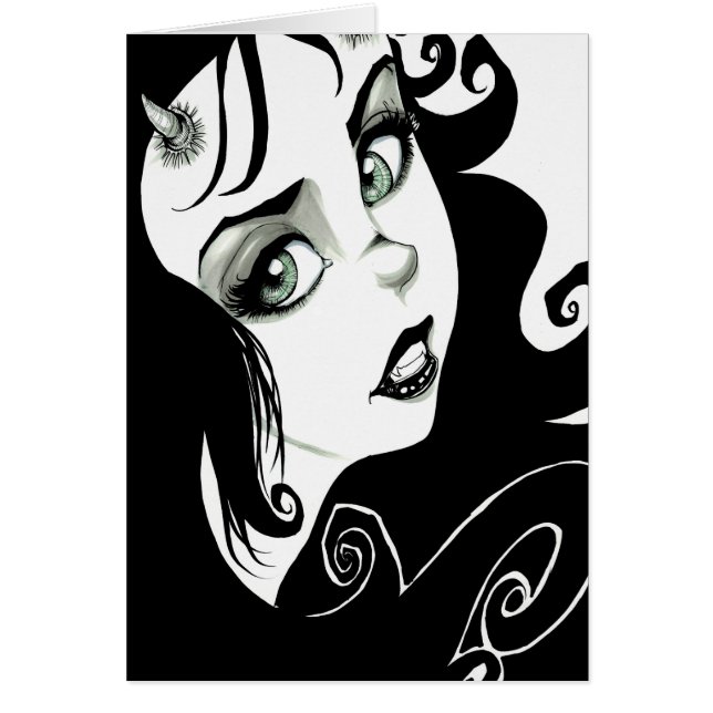 Cartão Olhos do demónio (Frente)