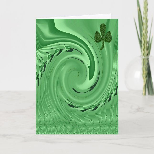 Cartão Olhos Irlandeses (Frente)