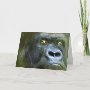 Cartão Olhos Selvagens - Silverback ArtCard