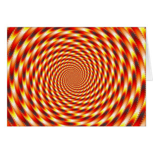 Cartão Olhos Vermelhos - Fractal