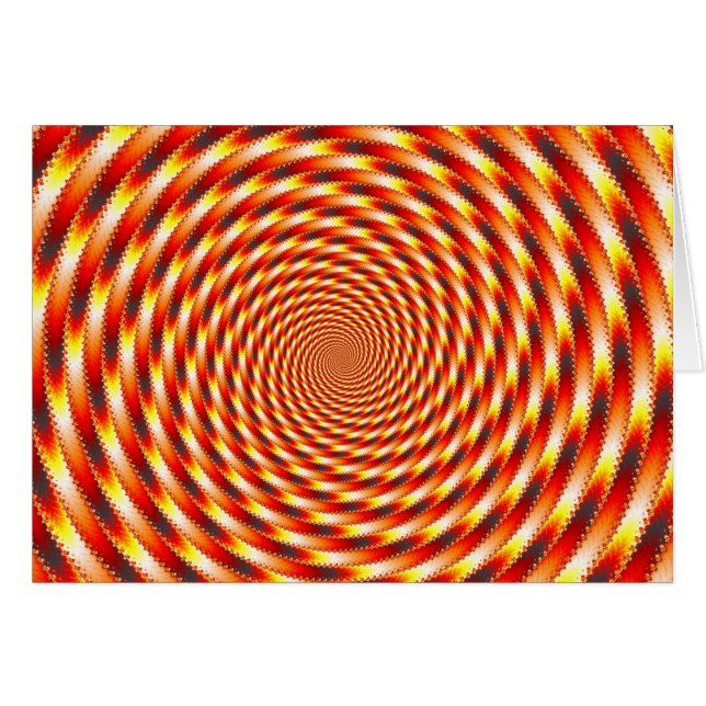Cartão Olhos Vermelhos - Fractal (Frente Horizontal)