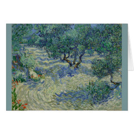 Cartão Olive Orchard por Vincent Van Gogh