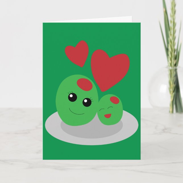 Cartão Olive você Mãe, Dia das Mães (Frente)