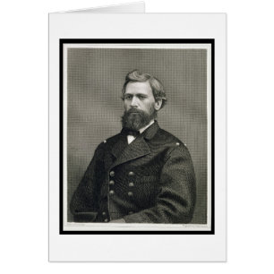 Cartão Oliver Otis Howard (1830-1909), gravado por Robert