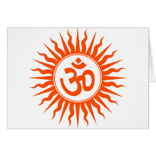 Cartão OM espiritual