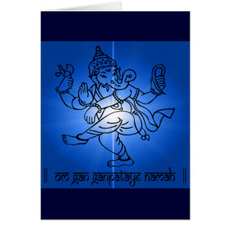 Cartão OM-Gan-Ganpataye-Namah
