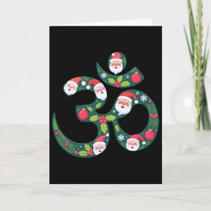 Cartão Om Namah Shivaya Budismo Deus Indiano Fé Ohm Diver