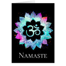 *~* OM Símbolo de AUM Aquarela Lotus Mandala