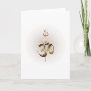 Cartão OM-Trishul - Card, Greeting / Note