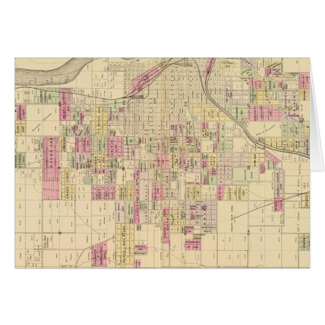 Cartão Omaha City, Nebraska (Frente Horizontal)