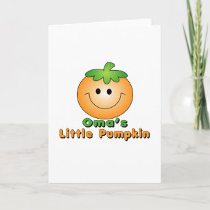 Cartão Oma's Little Pumpkin