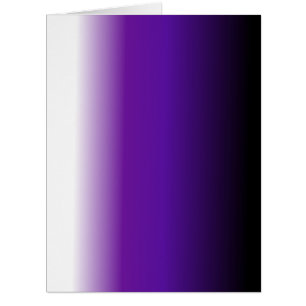 Cartão Ombre branco roxo preto