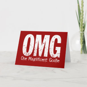 Cartão OMG: One Magnificent Goalie (Hockey)