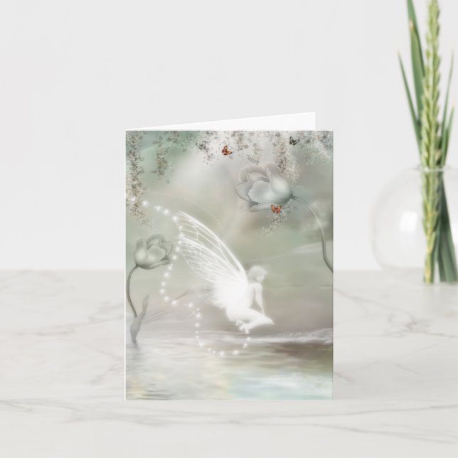 Cartão On a Gray Morning Blank Card (Frente)