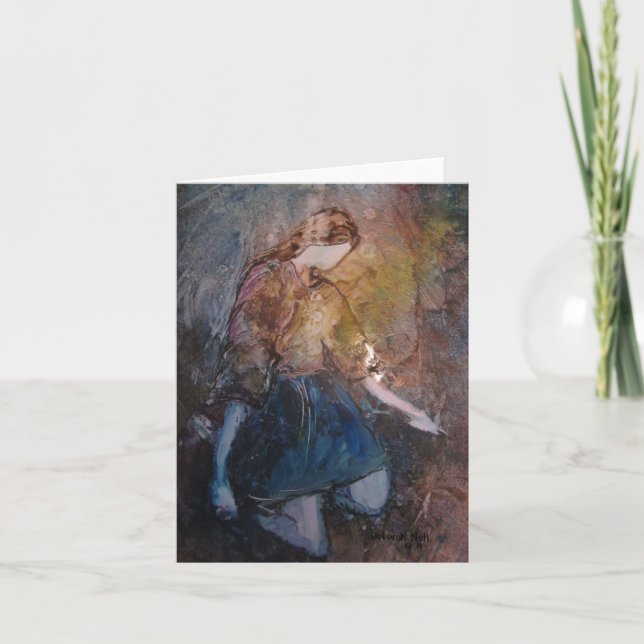 Cartão "On Bended Knee" Notecard (Frente)