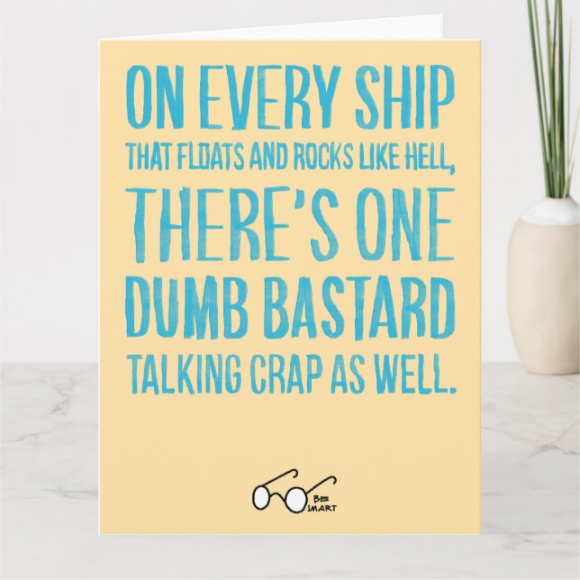 Cartão On Every Ship (Frente)
